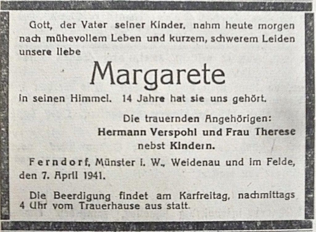 Siegener Zeitung vom 8. April 1941