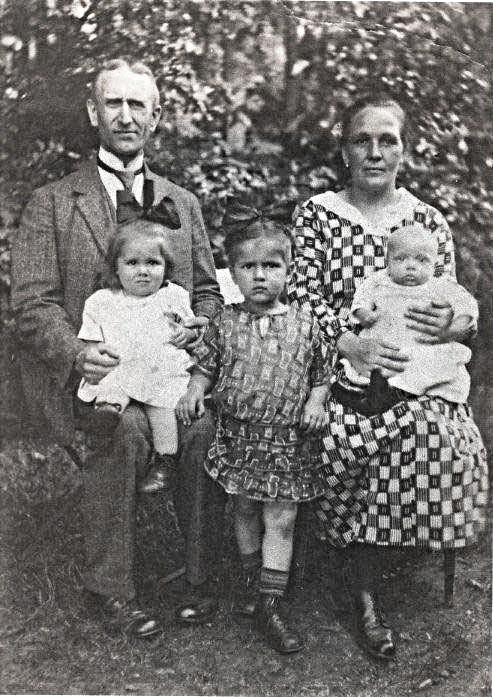 Heinrich, Grete, Irmgard, Katharina und Heinz 1926 (es fehlt Manfred)